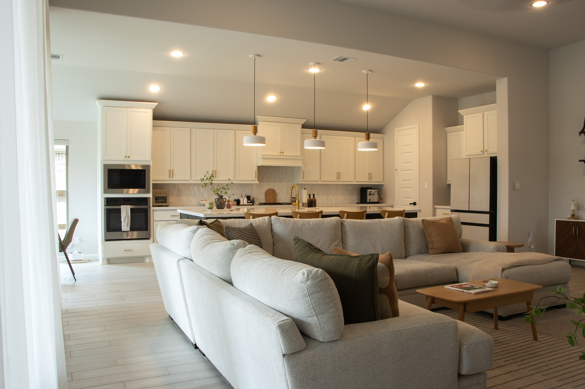 Living area with cozy atmosphere